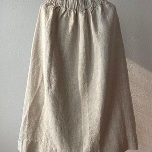 Elizabeth Suzann Bel Skirt in Midweight Linen M